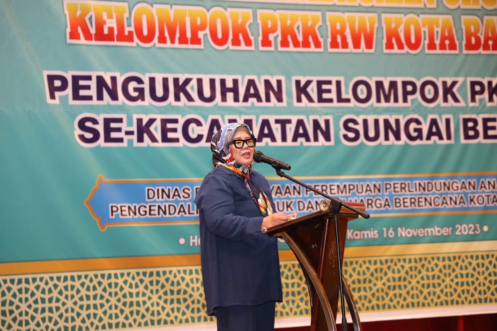 pengukuhan kelompok pkk