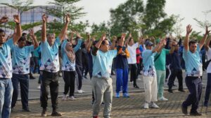 BP Batam Gelar Olahraga Pegawai, Dapat Bugarnya, Dapat Kompaknya, Dapat Hadiahnya