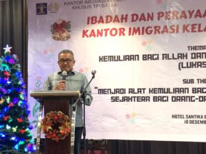 Natal Kantor Imigrasi, Jefridin Sampaikan Pesan Damai untuk Membangun Batam