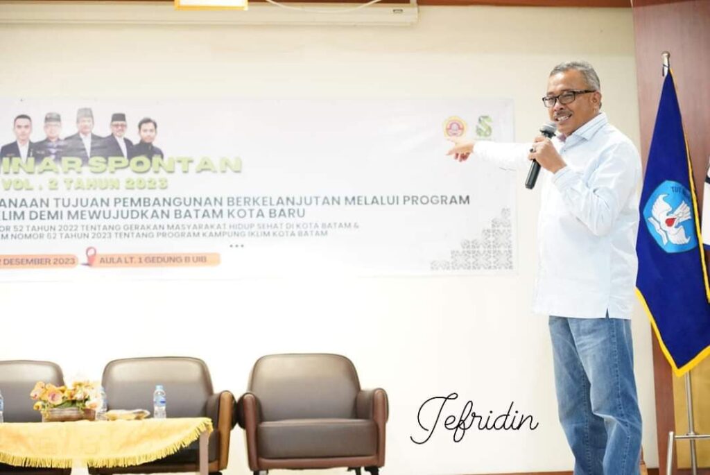 Jefridin Support Karang Taruna Sekupang & UIB Ajak Mahasiswa Peduli Kesehatan & Iklim