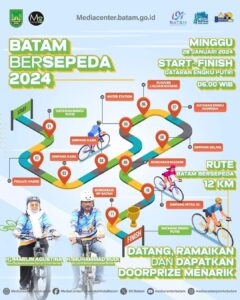 Minggu ini Kita Ramaikan Batam Bersepeda 2024: Jarak Tempuh Sama, tapi Rute Berbeda