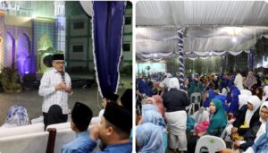 Warga Bertahan Bersama Jefridin Hadiri Pembukaan MTQH Batuaji di Tengah Hujan