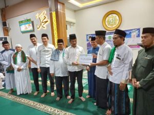 SAFARI RAMADAN: Warga Oma Tak Lupa Jasa HMR-Marlin Dirikan Masjid Baitul Ummah
