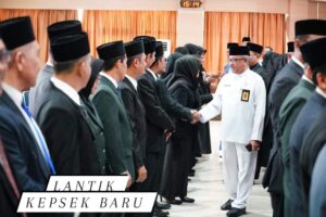 Jefridin Ingatkan Kepsek yang Baru Dilantik Harus Jadi Inovator Majukan Mutu Pendidikan