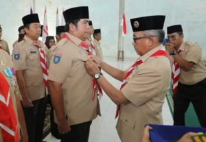 Pembagian 150 Paket Sembako & Pramuka Berzikir, Warnai Pelantikan Mabiran Bengkong