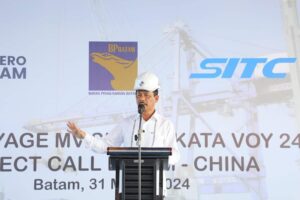 HMR Yakini Pelayaran Perdana Kapal Kargo Rute Batam – China, Dongkrak Nilai Ekspor