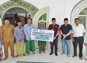 HMR Utus Baznas Kota Batam ke Bawean, Bantu Tempat Ibadah Terdampak Gempa