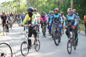 Jefridin & Komunitas Sepeda Se-Kota Batam Tumpah ke Jalan, Meriahkan HUT Ke-4 Sagosa