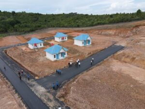 Progres Rempang Eco-City, Jalan di Rumah Contoh Tanjungbanun Sudah Mulus & Lebar