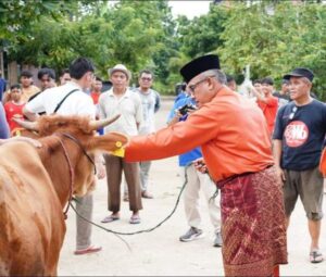 Jefridin Serahkan Tiga Sapi Kurban dari HMR & Marlin untuk Keluarga Besar PWI Kepri