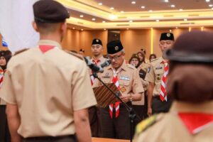 Lantik Pengurus DKC Batam, Kak Jefridin: Besarkan Pramuka, Jangan Cengeng & Baper