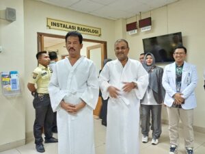 Biasa Disiplin, Pasangan HMR – Rafiq Datang Paling Awal Tes Kesehatan di Tanjungpinang