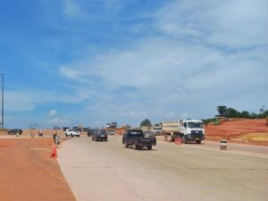 Progres Pembangunan Bundaran Punggur, Jalan ke Arah Batamcentre Sudah Digunakan
