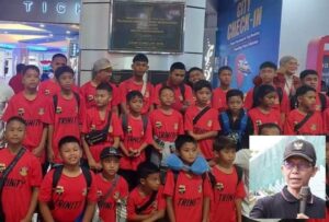 Motivasi Amsakar Letup Semangat Pesepak Bola Muda Batam untuk Berjaya di Johor Cup