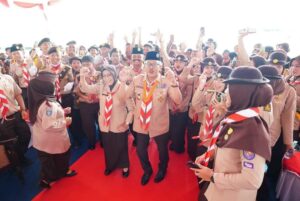 Hari Pramuka Ke-63 Kota Batam, Kak Jefridin Ingin Pramuka Berjiwa Pancasila & Jaga NKRI