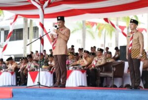 Pimpin Upacara Hari Pramuka Ke-63, Kak HMR: Jayalah Pramuka, Jayalah Indonesiaku!