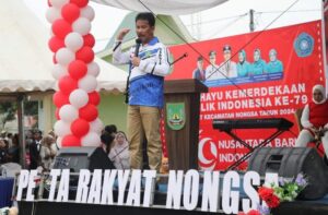 KATA FOTO: HMR Bikin Semangat Ribuan Warga di Pesta Rakyat Nongsa Menggelora