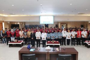 Tingkatkan Wawasan Kebangsaan, Paskibraka OKI Kunjungi Pemko Batam