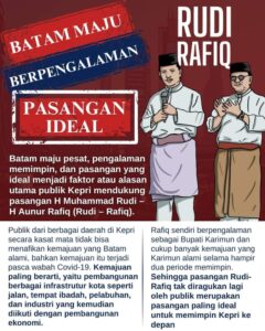 Alasan Besar Warga Kepri Pilih Rudi-Rafiq: Berpengalaman & Terbukti Bikin Batam Maju