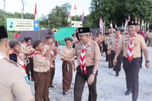 Buka Persami Kwarran Galang, Kak Jefridin: Tempalah Diri di Sini Jadi Individu Berguna!