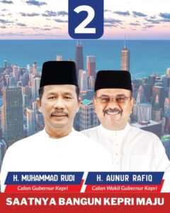 Rudi-Rafiq Dapat Nomor Urut 2, Pertanda Kemenangan & Kedamaian Kepri nan Maju!