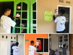 Semangat Perubahan Landa Penyengat, Warga Tempel Stiker Rudi-Rafiq di Pintu Rumah