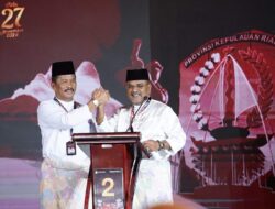 Tak Buang Identitas Melayu, Rudi-Rafiq Hadir Debat Pilgub Kepri Memakai Teluk Belanga