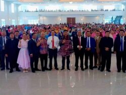 Tekad Majukan Kepri, HMR Disambut Hangat Ribuan Jemaat Pesta Puncak Tahun HKBP