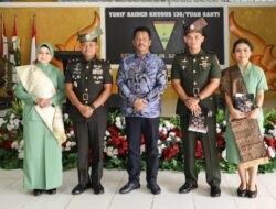 Hadiri Sertijab Danyonif 136/TS Batam, HMR Perkuat Sinergisitas untuk Batam Maju