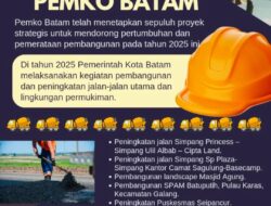 Pemko Batam Luncurkan 10 Proyek Strategis untuk Dorong Pertumbuhan & Pemerataan