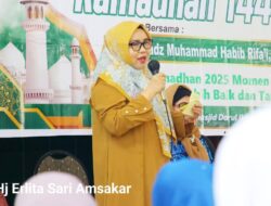 Hari Pertama Jabat Ketua PKK Batam, Erlita Mohon Doa & Ajak Ibu-ibu BKMT Bersinergi