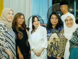 Tampil Serba Putih, Li Claudia Akrab Berbaur dengan Ribuan Masyarakat di Bukber Amsakar