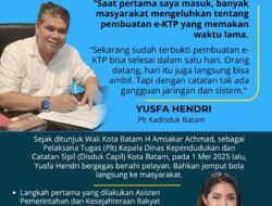 Permudah Masyarakat! Pelayanan Cepat & Mudah di Disduk Jadi Atensi Pemko Batam