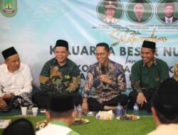 Amsakar Silaturahmi ke PCNU, Diskusi soal Batam sambil Lesehan Bagai di Rumah Sendiri