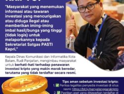 Jangan Tergiur Cepat Kaya, Waspada Penipuan Investasi Kripto Makin Marak di Batam
