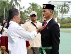 Seru! Calon Paskibraka Yel‑Yel Selebrasi di Depan Amsakar, Usai Pembukaan Pemusatan
