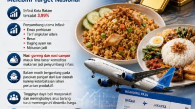 Daya Beli Tinggi Picu Inflasi Batam, Emas & Nasi Goreng Jadi Penyumbang Terbesar