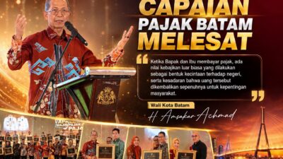 Capaian Pajak Batam Melesat, Konsisten di Atas 90%, Target 2026 Naik ke Rp2,09 Triliun