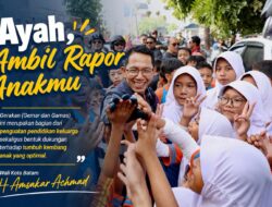 Pak Wali Ajak Ayah Hebat Kota Batam Ambil Rapor & Antar Anak di Hari Pertama Sekolah