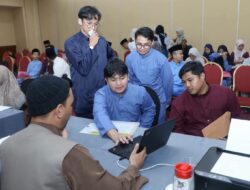 SERBA-SERBI MTQH: Kafilah Kota Batam Daftar Ulang & Verifikasi Sidik Jari Peserta