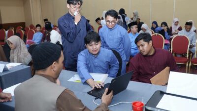 SERBA-SERBI MTQH: Kafilah Kota Batam Daftar Ulang & Verifikasi Sidik Jari Peserta