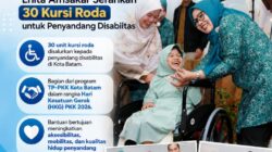 Bukti Kepedulian Erlita, 30 Kursi Roda Ukir Senyum & Nyalakan Harapan Warga Disabilitas