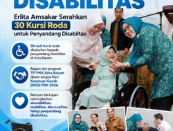 Bukti Kepedulian Erlita, 30 Kursi Roda Ukir Senyum & Nyalakan Harapan Warga Disabilitas