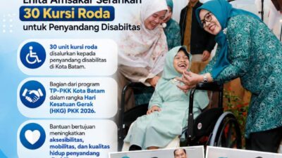 Bukti Kepedulian Erlita, 30 Kursi Roda Ukir Senyum & Nyalakan Harapan Warga Disabilitas