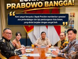 Undang Amsakar-Claudia ke Istana, Presiden Apresiasi Tinggi Capaian Pembangunan Batam